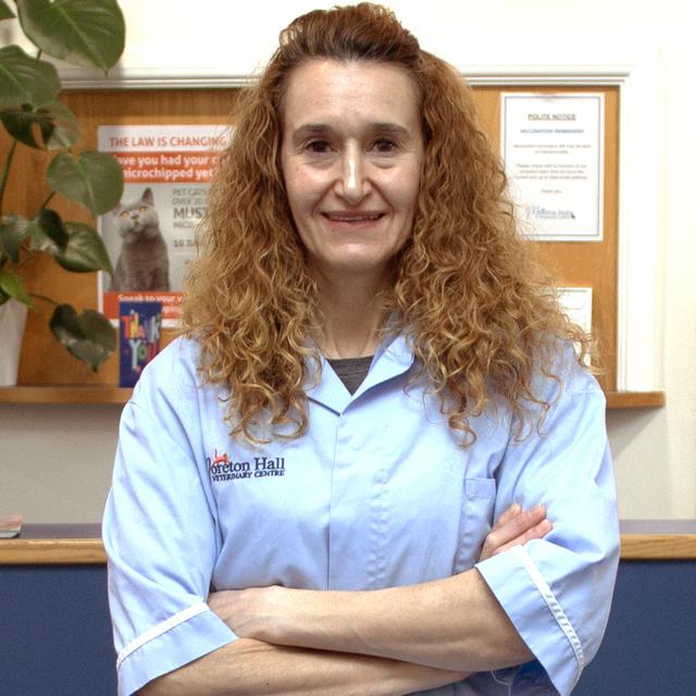 Veterinary surgeon, Dr Francesca Capaldo