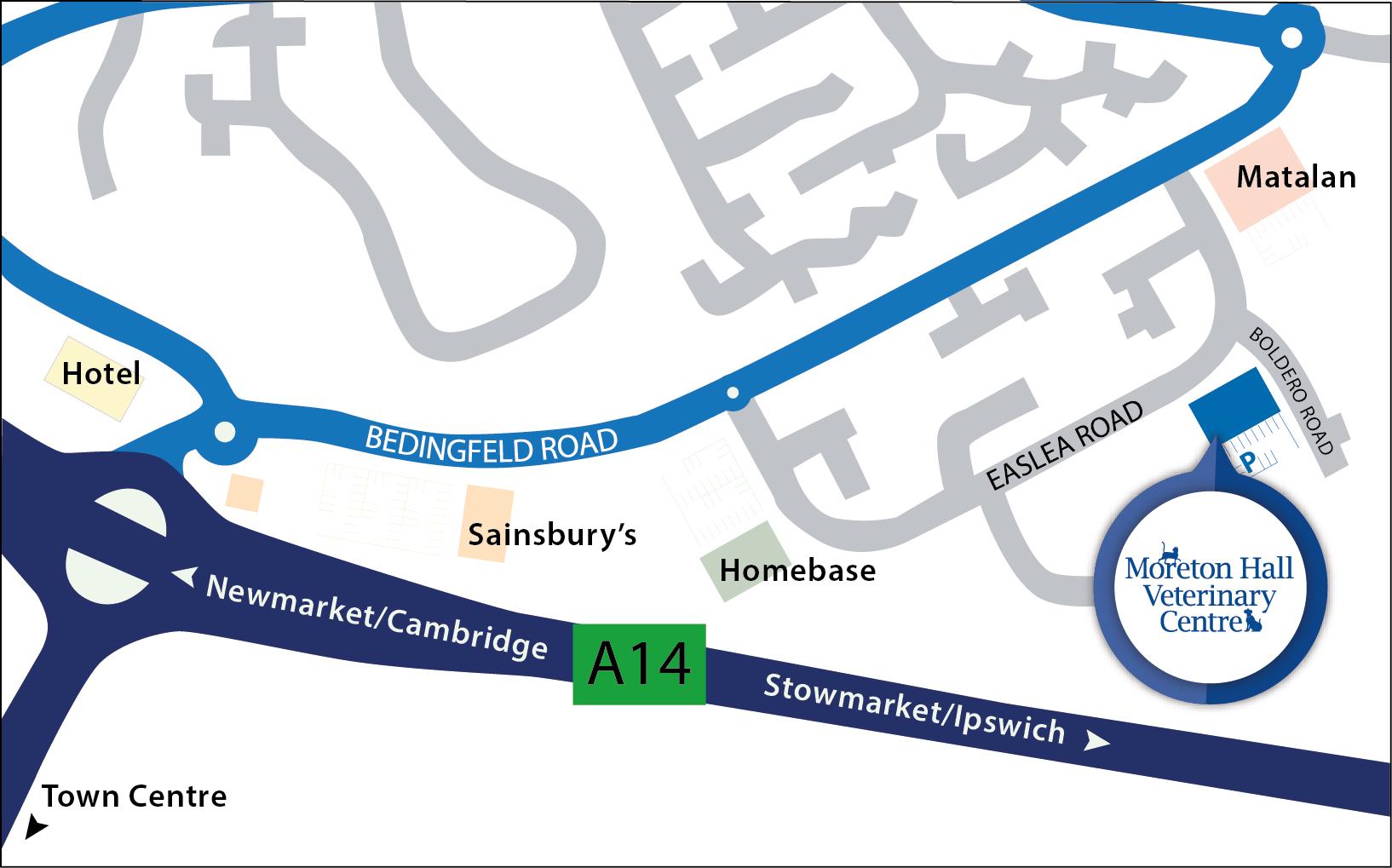 Map of clinic